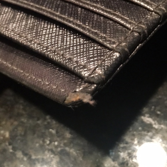 Gray/Silver Tory Burch mini-wallet - Picture 4 of 5